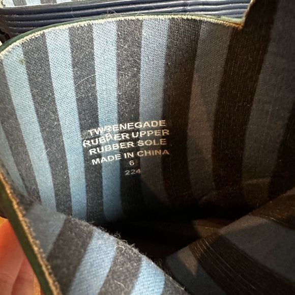 Tommy Hilfiger Renegade Ankle Rain Boots Green/Blue Womens size 6. EUC - Picture 11 of 12